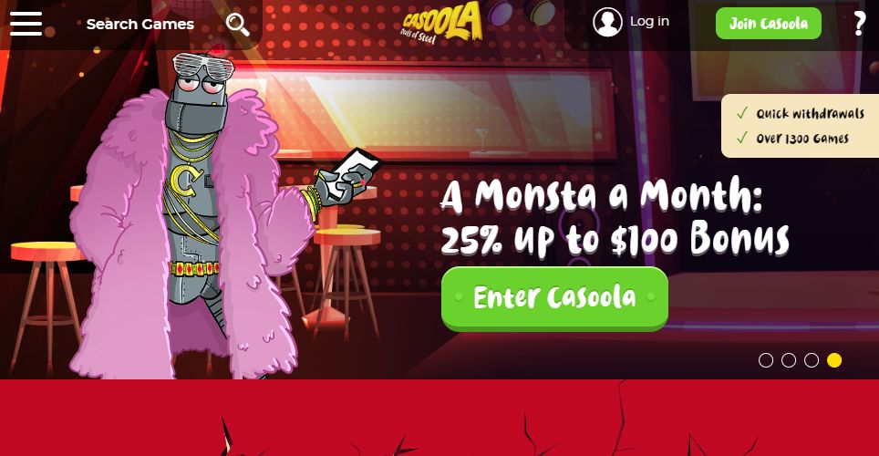 Screenshot 1 Casoola Casino
